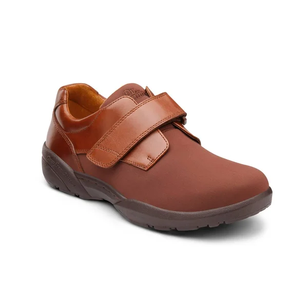 Dr. Comfort Men's Brian Diabetic Shoes - Acorn
