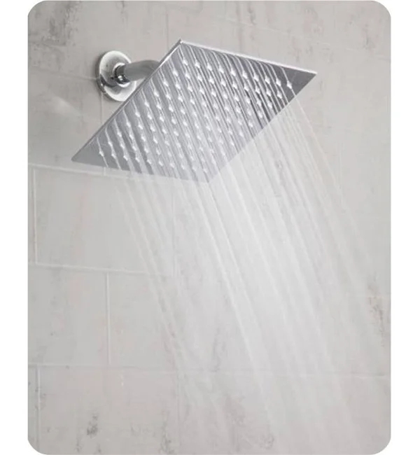 Jaclo Cubix 8x22 Wall/Ceiling Mount Single-Function Square Rain Machine Showerhead in Oil Rubbed Bronze, Flow Rate: 2.0 GMP, SKU