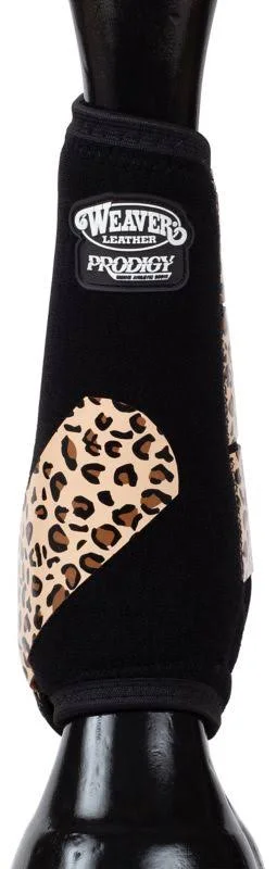 Prodigy Athletic Boots, Front, Two-Pack, Leopard, Small