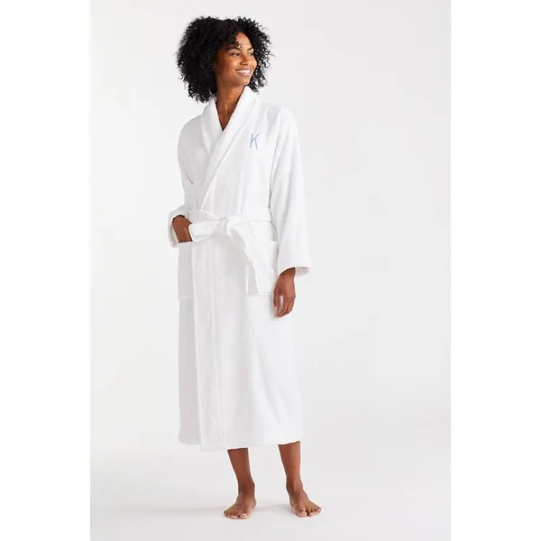 The Company Store Women's Small Magenta Turkish Cotton Long Robe, Pink