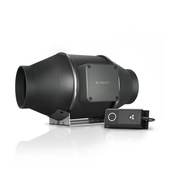 AC Infinity Cloudline S4 - Quiet 4” Inline Duct Fan with Speed Controller - VENTILATION Exhaust Fan for HEATING Cooling Booster