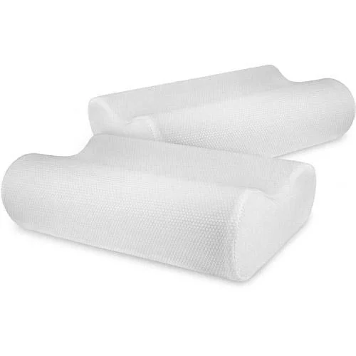 BioPEDIC Classic Contour Memory Foam Bed Pillow - 2 Pack