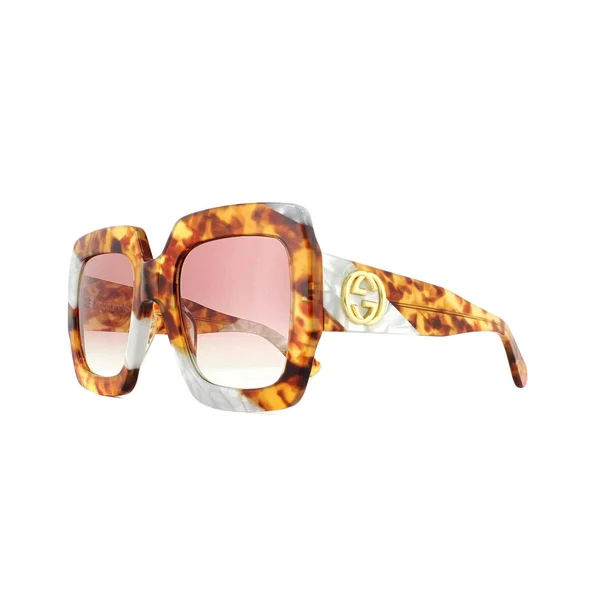 Gucci GG0178S 008 Havana Square Sunglasses