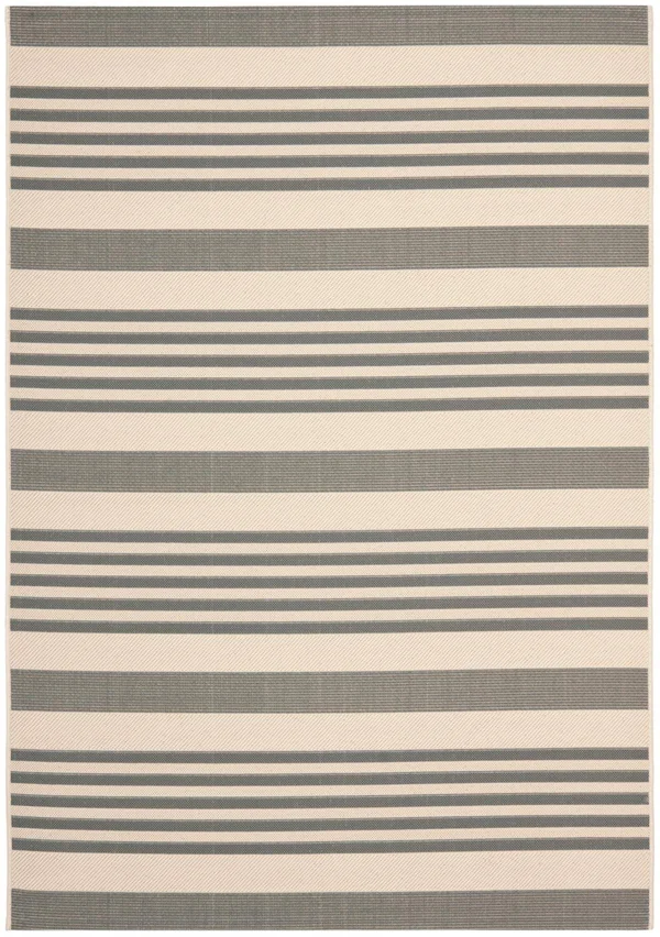 Safavieh Area Rug - Courtyard, Grey, Bone, 2& 0x22 x 3& 7x22