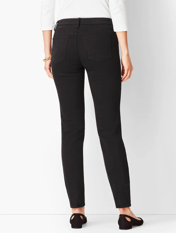 Slim Ankle Jeans - Black - 4 Talbots
