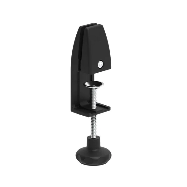 Office Accents Antimicrobial Desktop PANEL, Protective Acrylic Shield & Sneeze Guard Desk Divider, Clamp-On - Frosted - 24x2