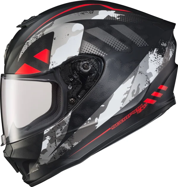 Scorpion EXO-R420 Distiller Helmet - Black/Red - 2XL