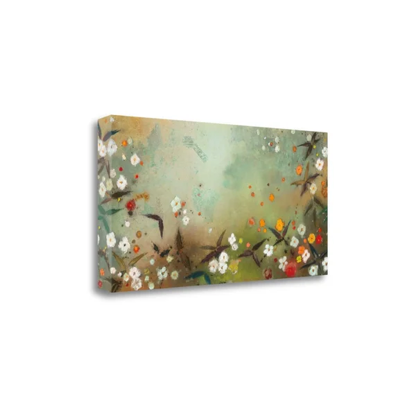 Tangletown Fine Art Gardens in The Mist VIII by Aleah Koury - Giclee Print on Wrap Canvas, 39x20x22