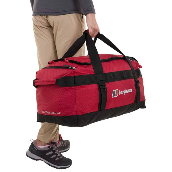 Berghaus Expedition Mule 100L Holdall Red Dahlia/Jet Black 100L
