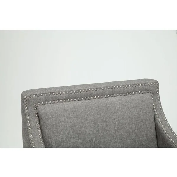 Comfort Pointe Taslo Gray Fabric Accent Chair - 8018-35
