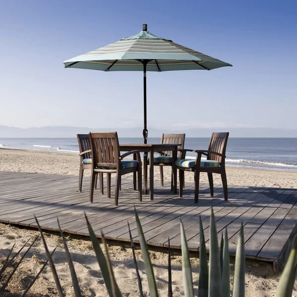 California Umbrella 7.5& Aluminum Market Umbrella Push Tilt Bronze/Sunbrella/Dolce Oasis GSPT758117-56001