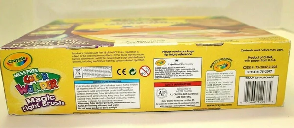 Crayola Mess Free Color Wonder Magic Light Brush Kit