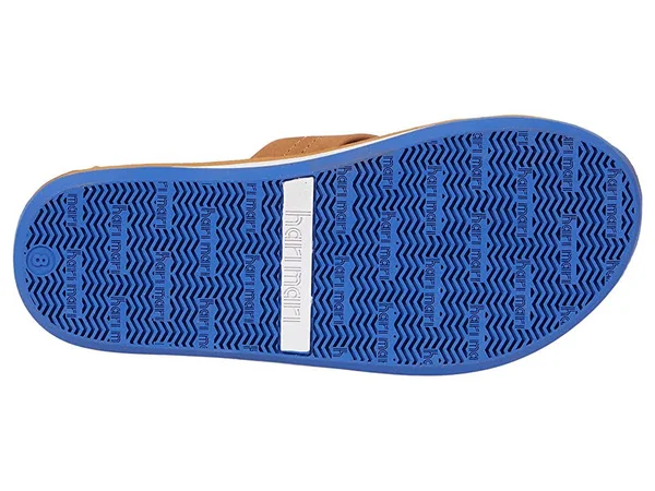 Hari Mari Men's Fields Flip Flops - Tan/ Blue - 9
