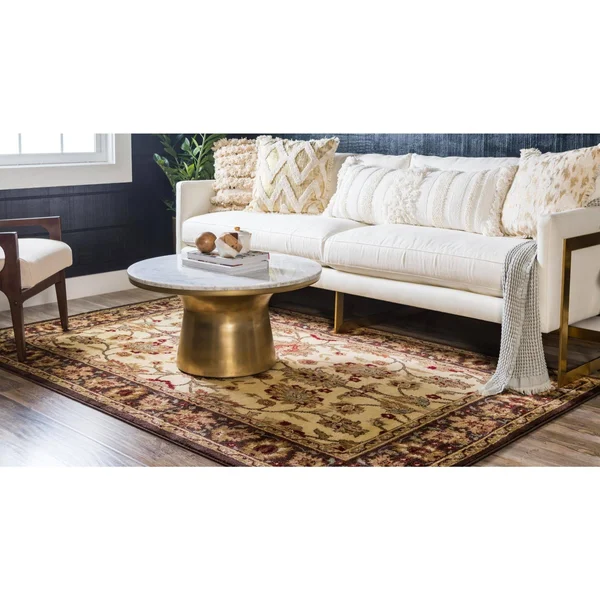 Unique Loom Springfield Voyage Area Rug - 7& x 10& - Cream