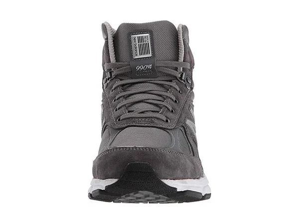 New Balance Men's M990v4 Mid Sneaker Boot - Size: 9.5 D(M) US, Grey/White