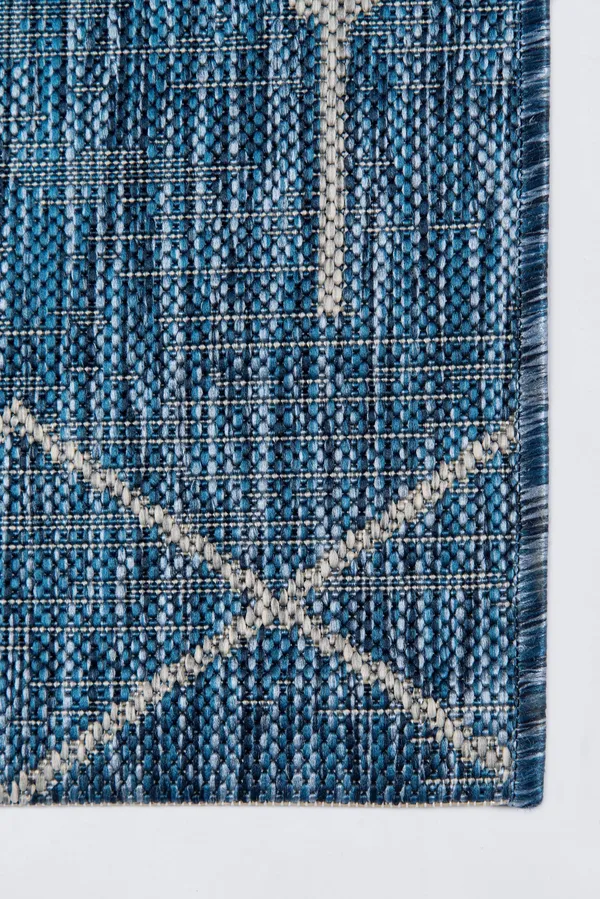 Novogratz Villa VI-08 Blue Area Rug - 3&11x22 x 5&7x22