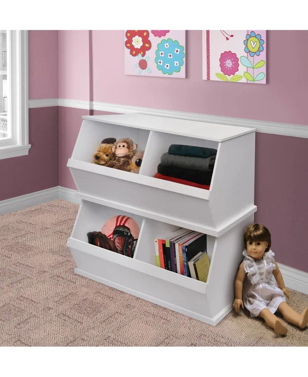 Badger Basket Two Bin Storage CUBBY: Espresso
