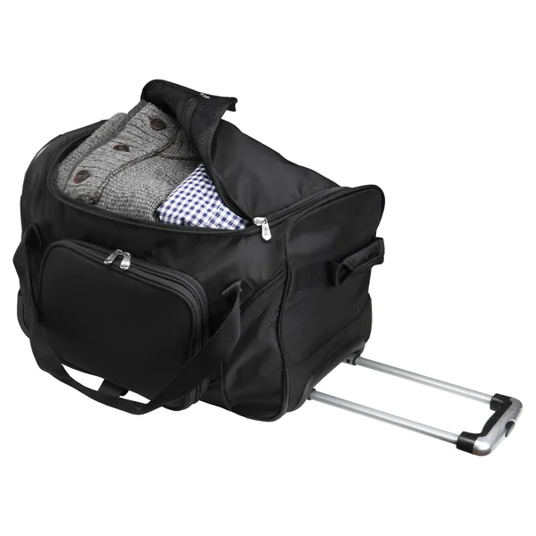 Denco East Carolina Pirates 22-inch Wheeled Duffel Bag, Black