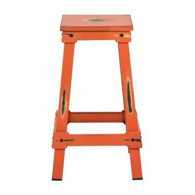 McDiarmid 26x22 Bar Stool 17 Stories Finish: Antique Orange