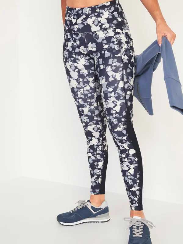 Old Navy Women's High-Waisted Elevate Powersoft Run Leggings - Ink Spot - Size XXL