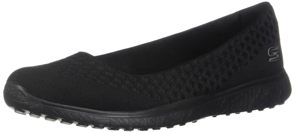 Skechers Sport Women's Microburst One Up Fashion Sneaker - Black