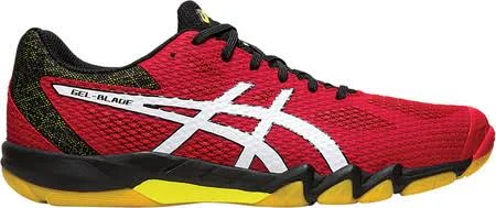 Asics Men's Gel-Blade 7 Badminton Shoe, Size: 14, Speed Red/White
