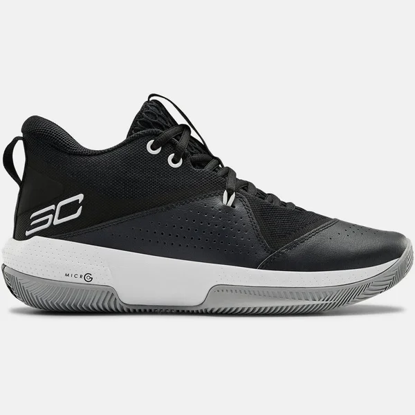 Under Armour Adult SC 3Zer0 IV Basketball Shoes - Black, 11/12.5