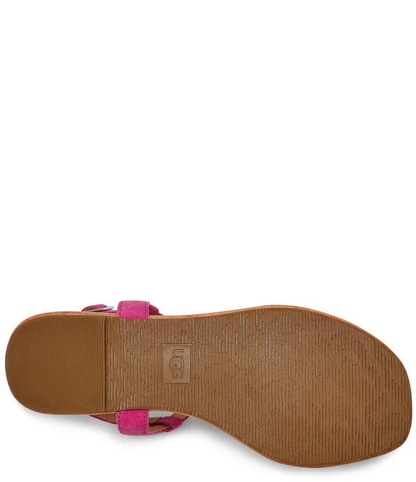 Ugg Women's Madeena Suede Sandals in Pink, Size 11