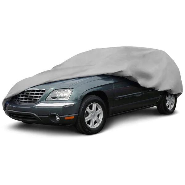Budge Rain Barrier Station Wagon Cover Fits Wagons Up to 184 Inches Waterproof SRB-1 Polypropylene with Film Gray
