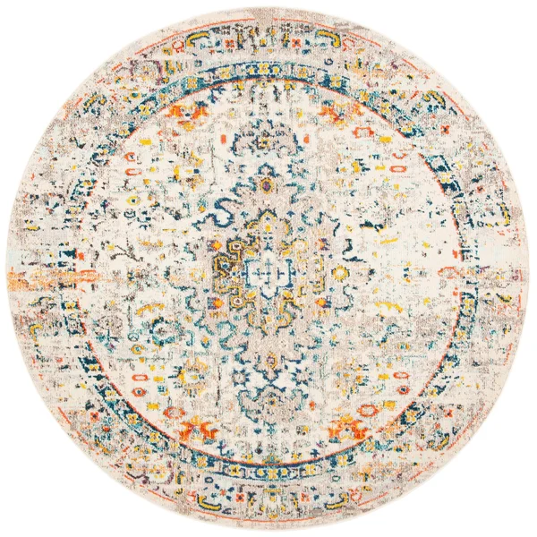 Safavieh Madison Green/Turquoise 8 ft. x 10 ft. Area Rug