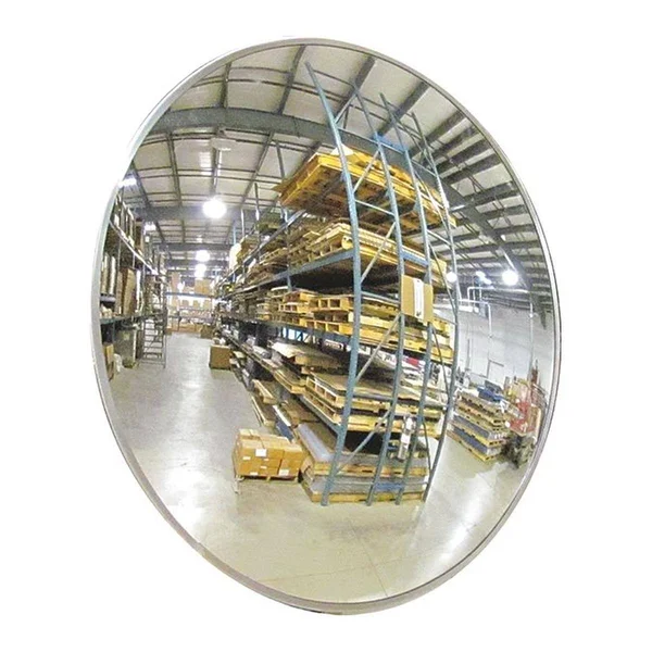 Zoro Select SCVI-18Z-M Indoor Convex Mirror - 18 Dia, Mag Mount