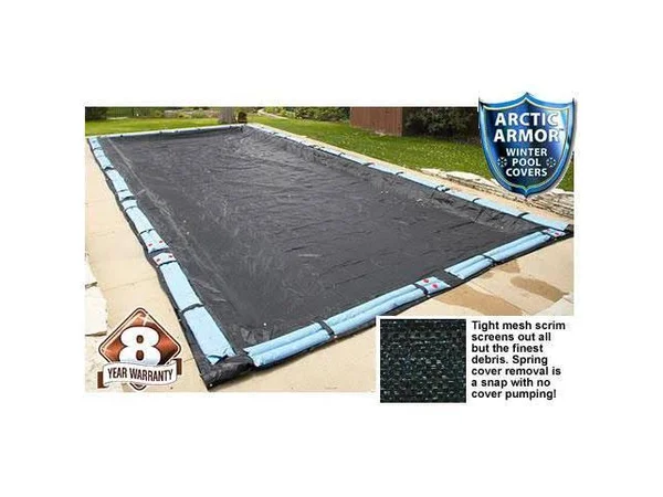 Rugged Mesh Winter Pool Cover - in Ground - 16x32 Rect