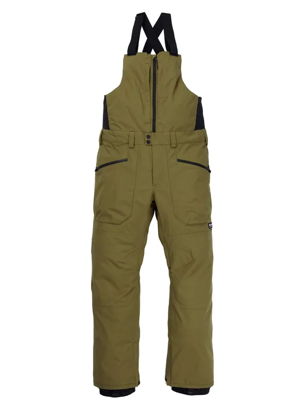 Burton Men's Reserve Bib Pant, Martini Olive, L