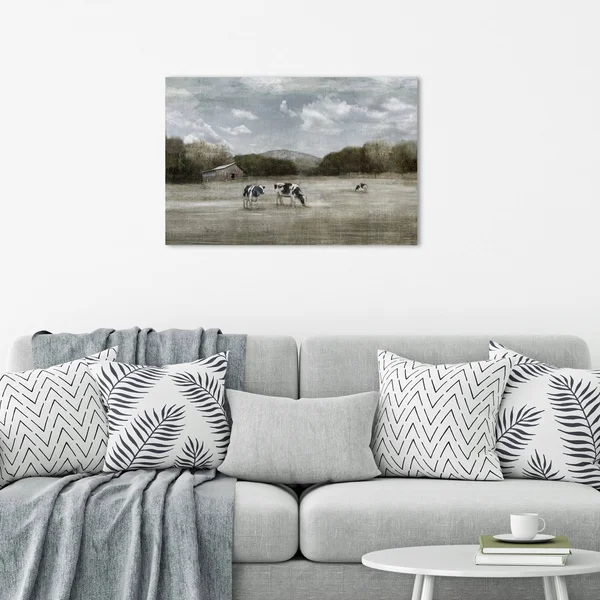 Country Satisfaction by Nan Wrapped Canvas Painting Art Print, Size: 24 x 36