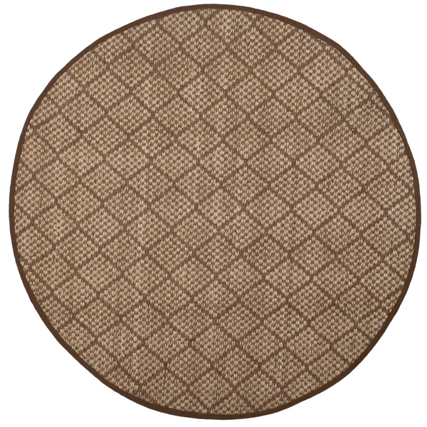Safavieh Natural Fiber Natural & Brown 6& x 9& Rug