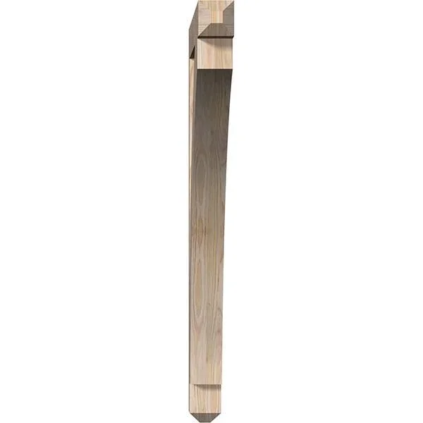 Ekena Millwork BKT04X38X44THR04SDF 3 1/2x22W x 38x22D x 44x22H Thorton Craftsman Smooth BRACKET - Douglas Fir