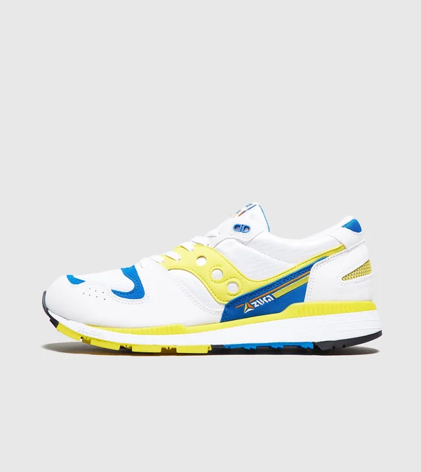 Saucony Azura White - Yellow & Blue