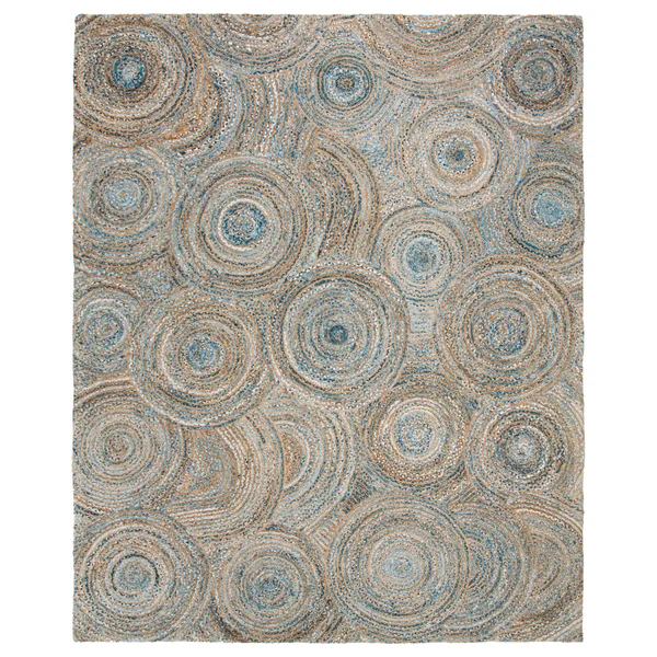 Safavieh Cape Cod CAP603A Area Rug Natural, Denim 4& x 6& Rectangle
