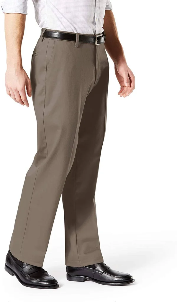 Dockers Big Tall Classic Fit Signature Khaki Lux Cotton Stretch Pants : 58 32