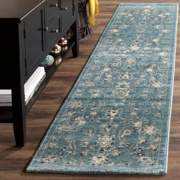 Safavieh EVK514G Evoke Turquoise, Beige Area Rug - 9& x 12&