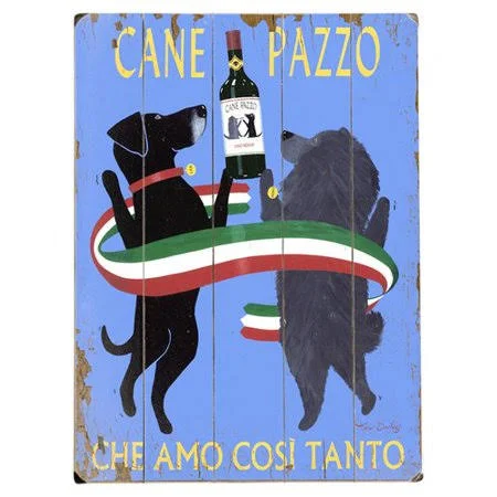 Artehouse Llc Cane Pazzo Graphic Art Print Multi-Piece Image on Wood