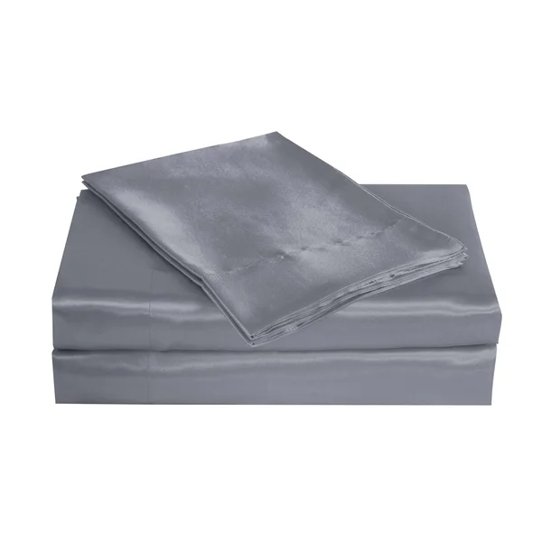 Levinsohn Textile Company Charmeuse Satin Bed Sheet Set (Queen - Red)