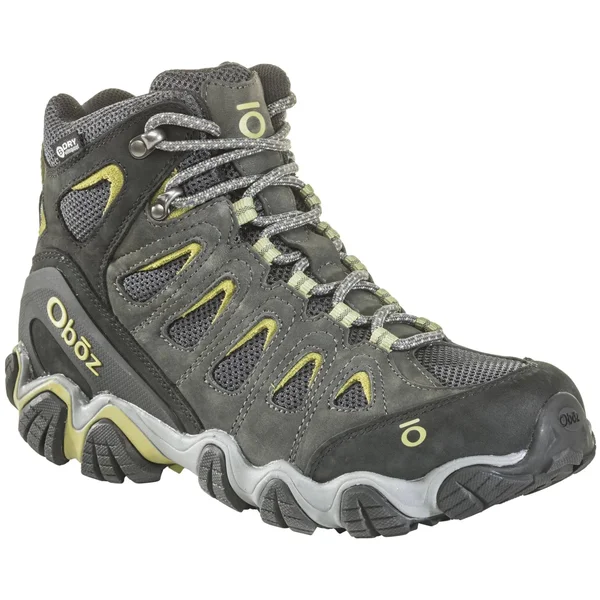 Oboz Men's Sawtooth II Mid B-DRY - Dark Shadow, Woodbine Green, 14