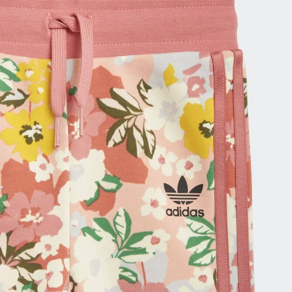 Adidas Girls& Infant and Toddler Originals Her Studio London Floral Crew Sweatshirt and Jogger Pants Set GN2256 - 18 Month, Pin
