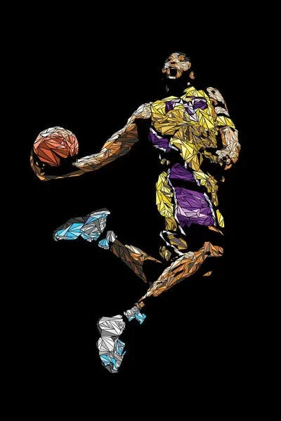 Framed Poster Prints - Kobe by Cristian Mielu ( People > celebrities > Athletes & Coaches > Kobe Bryant art)