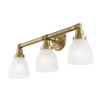 Weishaar 3-Light Dimmable Vanity Light Finish: Antique Brass
