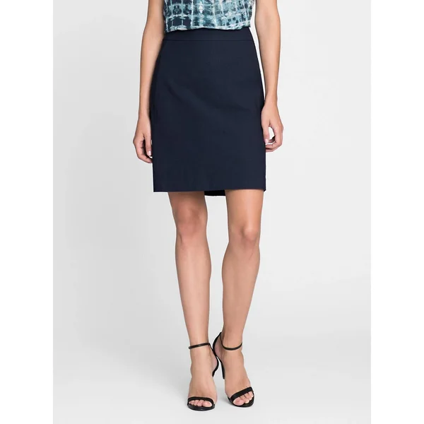 Wonderstretch Skirt Pants - Nic+Zoe 12, Dark Indigo