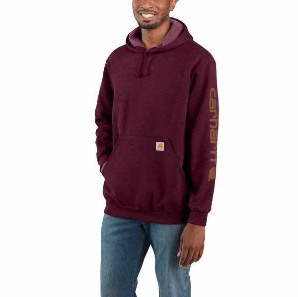 Carhartt Loose Fit Midweight Logo Sleeve Graphic Sweatshirt - Port