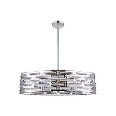 Seales 8 - Light Unique - Statement Drum Chandelier House of Hampton