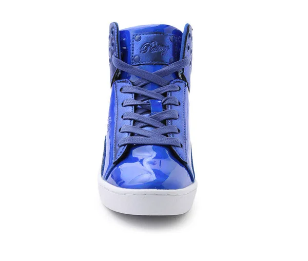 Women's Pastry Pop Tart Glitter High Top Sneaker, Size: 13, Blue